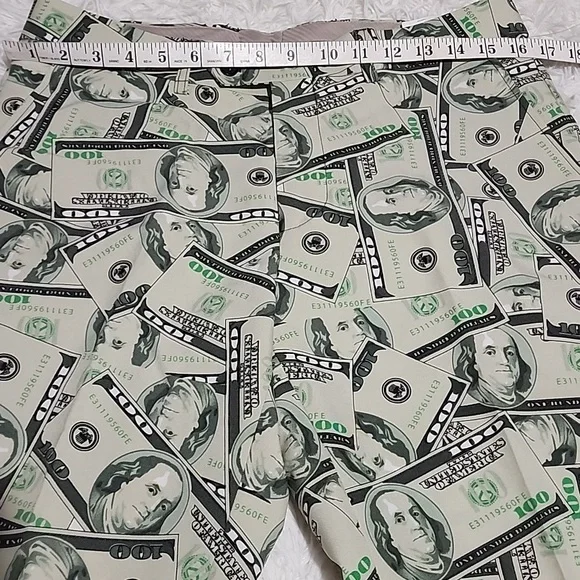 OPPO SUITS SET Stylish Money Print Blazer/ Pant  Green and Black - Picture 10 of 15